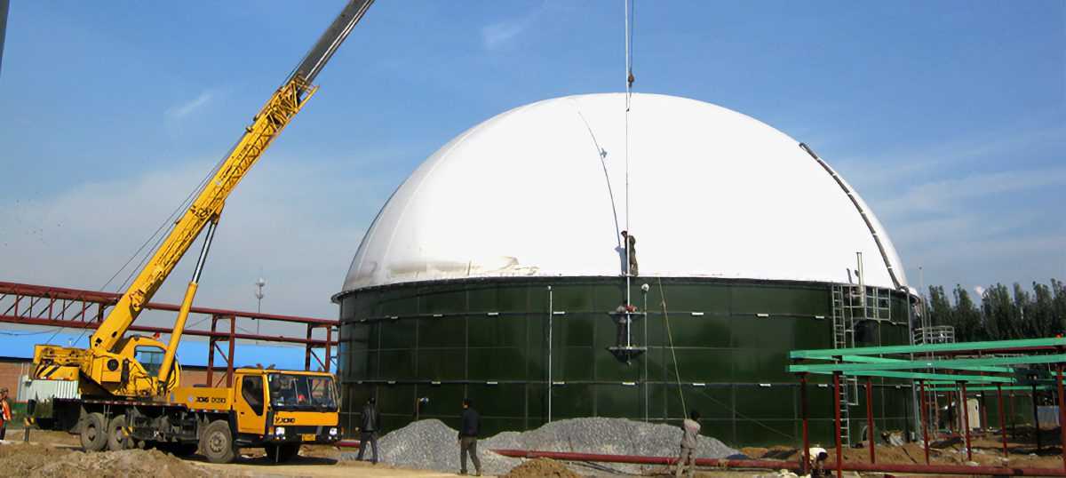 Bể hầm chứa Biogas